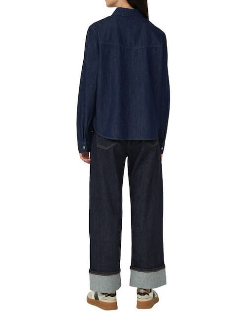 Γυναικείο Τζιν Πουκάμισο Navy Μπλε S.Oliver 2169949-59Y8