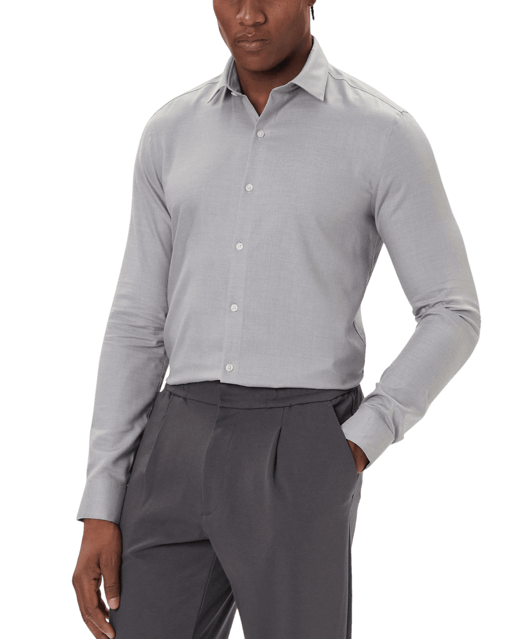 Men's Shirts Calvin Klein Gray
