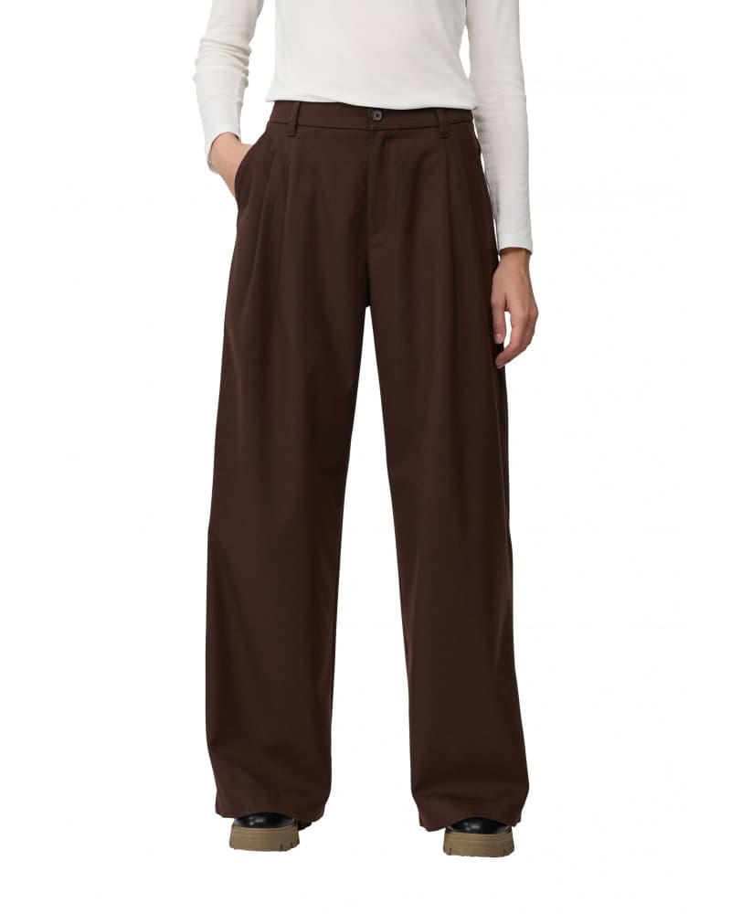 Γυναικείο Παντελόνι Καφέ S.Oliver 2170266-8945
