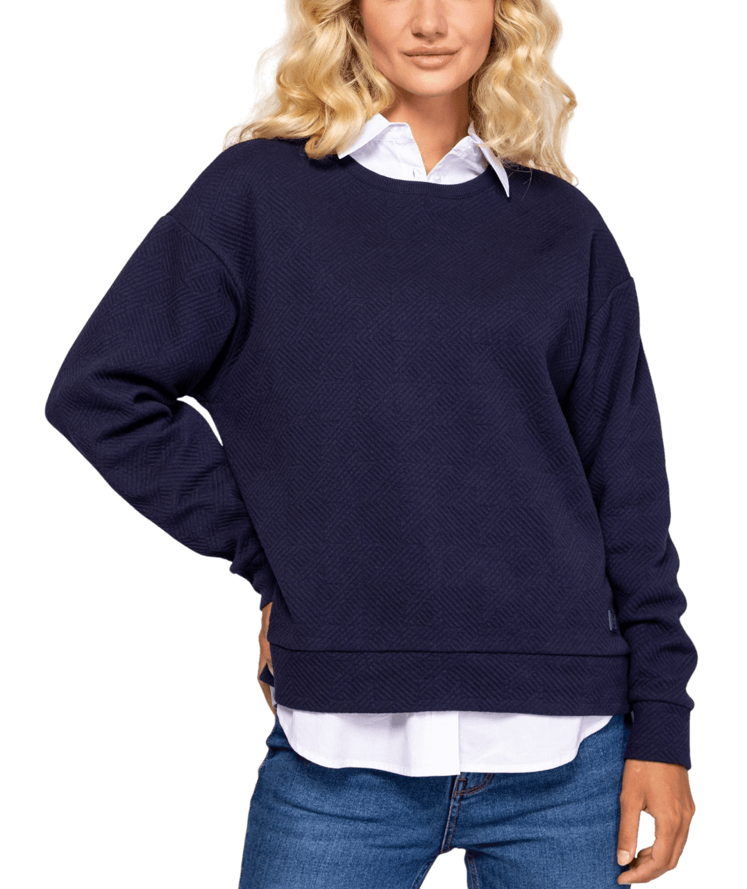 Γυναικείο Dansa Φούτερ Navy Μπλε Heavy Tools T02022-NAVY