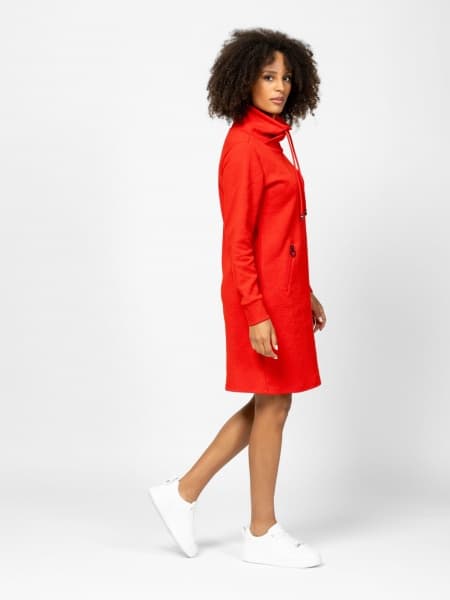 Γυναικείο Μακρυμάνικο Vanora Φόρεμα Κόκκινο Heavy Tools T12023-RED