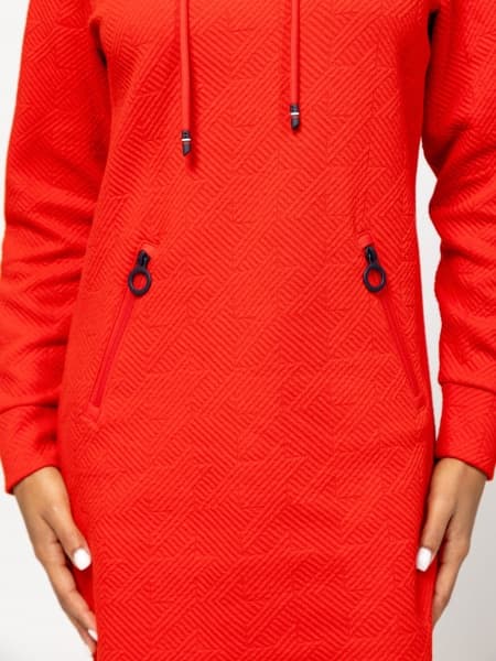 Γυναικείο Μακρυμάνικο Vanora Φόρεμα Κόκκινο Heavy Tools T12023-RED