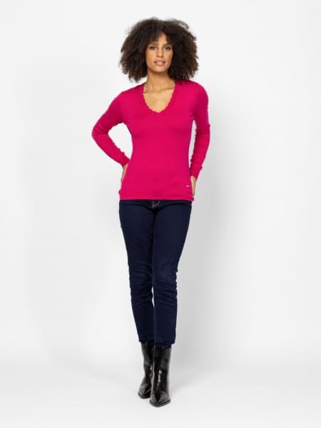 Γυναικείο Hofliw25 Πουλόβερ Φουξ Heavy Tools T53022-PINK