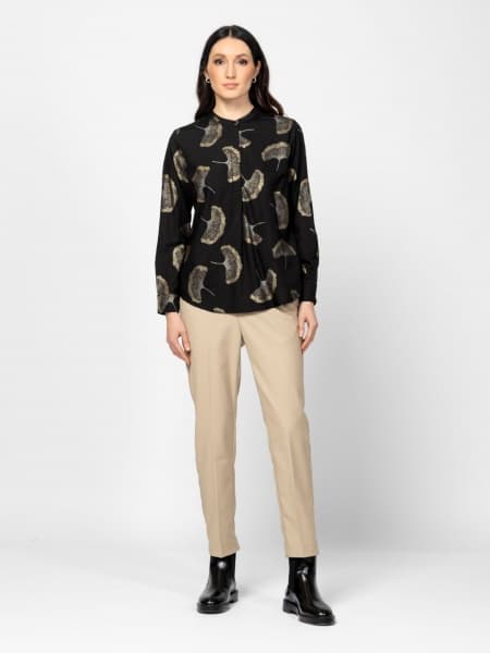 Γυναικεία Rebaw25 Πουκαμίσα Μαύρη Heavy Tools T40027-GINKGO