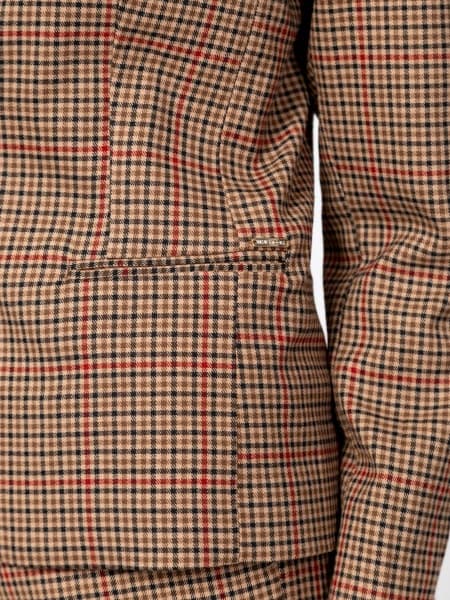 Γυναικείο Graven Σακάκι Καφέ Heavy Tools T88001-CHECKED