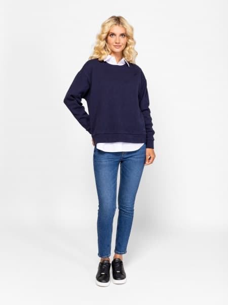 Γυναικείο Dansa Φούτερ Navy Μπλε Heavy Tools T02022-NAVY