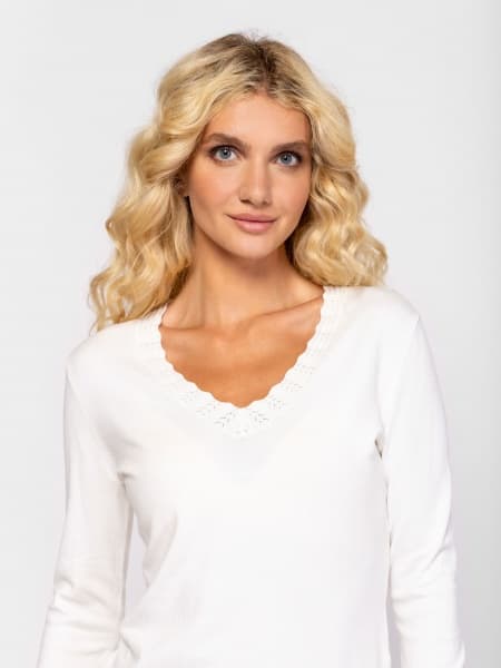 Γυναικείο Hofliw25 Πουλόβερ Λευκό Heavy Tools T53022-ECRU