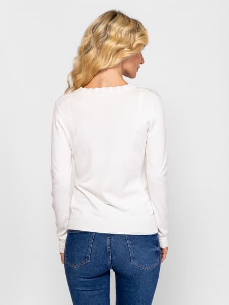 Γυναικείο Hofliw25 Πουλόβερ Λευκό Heavy Tools T53022-ECRU