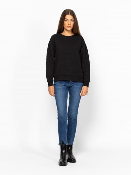 Γυναικείο Dalbiw25 Φούτερ Μαύρο Heavy Tools T02025-BLACK