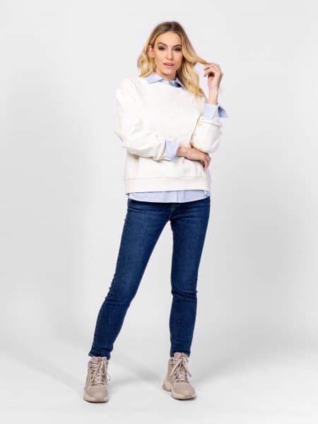 Γυναικείο Daichi Φούτερ Εκρού Heavy Tools T02018-IVORY