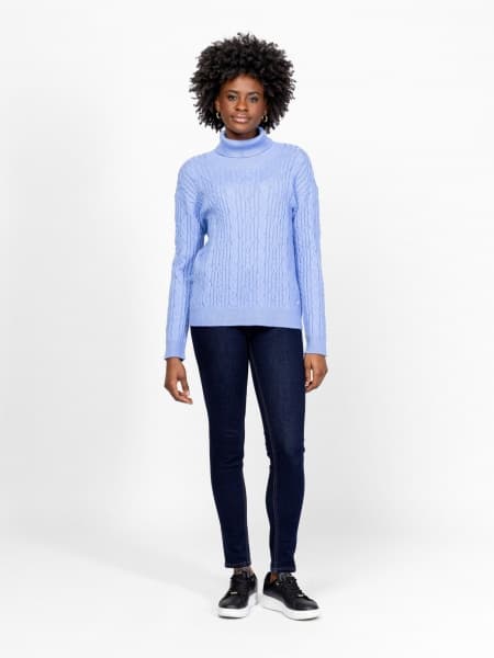 Γυναικείο Halpa Ζιβάγκο Πουλόβερ Γαλάζιο Heavy Tools T53033-SKY