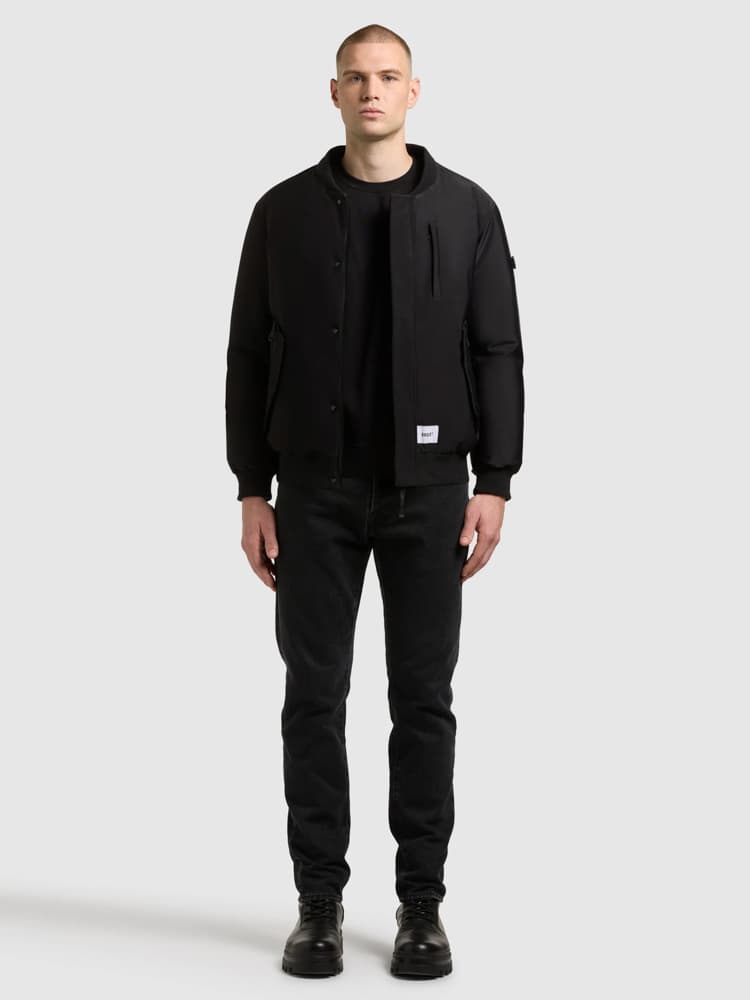 Ανδρικό Clemat Bomber Μπουφάν Μαύρο Khujo KJ2067JK253-BLACK