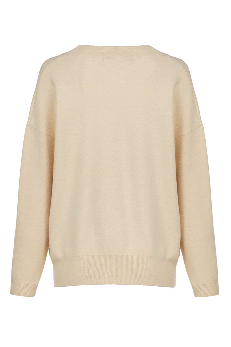 Women's Knitwear Mind Matter Beige