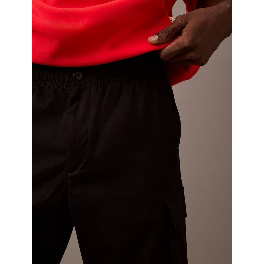 Ανδρικό Straight Cargo Παντελόνι Μαύρο Calvin Klein LV040EM616-UB1