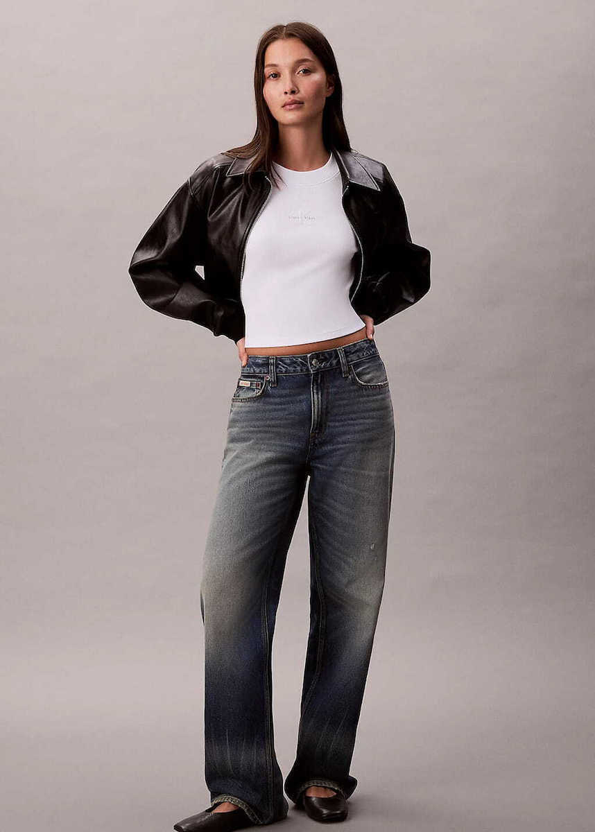 Γυναικείο Μακρυμάνικο T-shirt Λευκό Calvin Klein LV047A803G-YAA