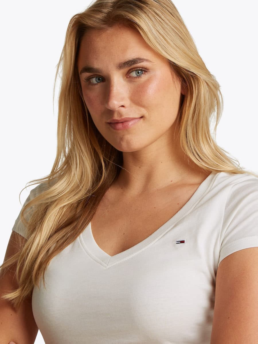 Γυναικείο T-shirt Λευκό Tommy Jeans DW0DW20458-YBL