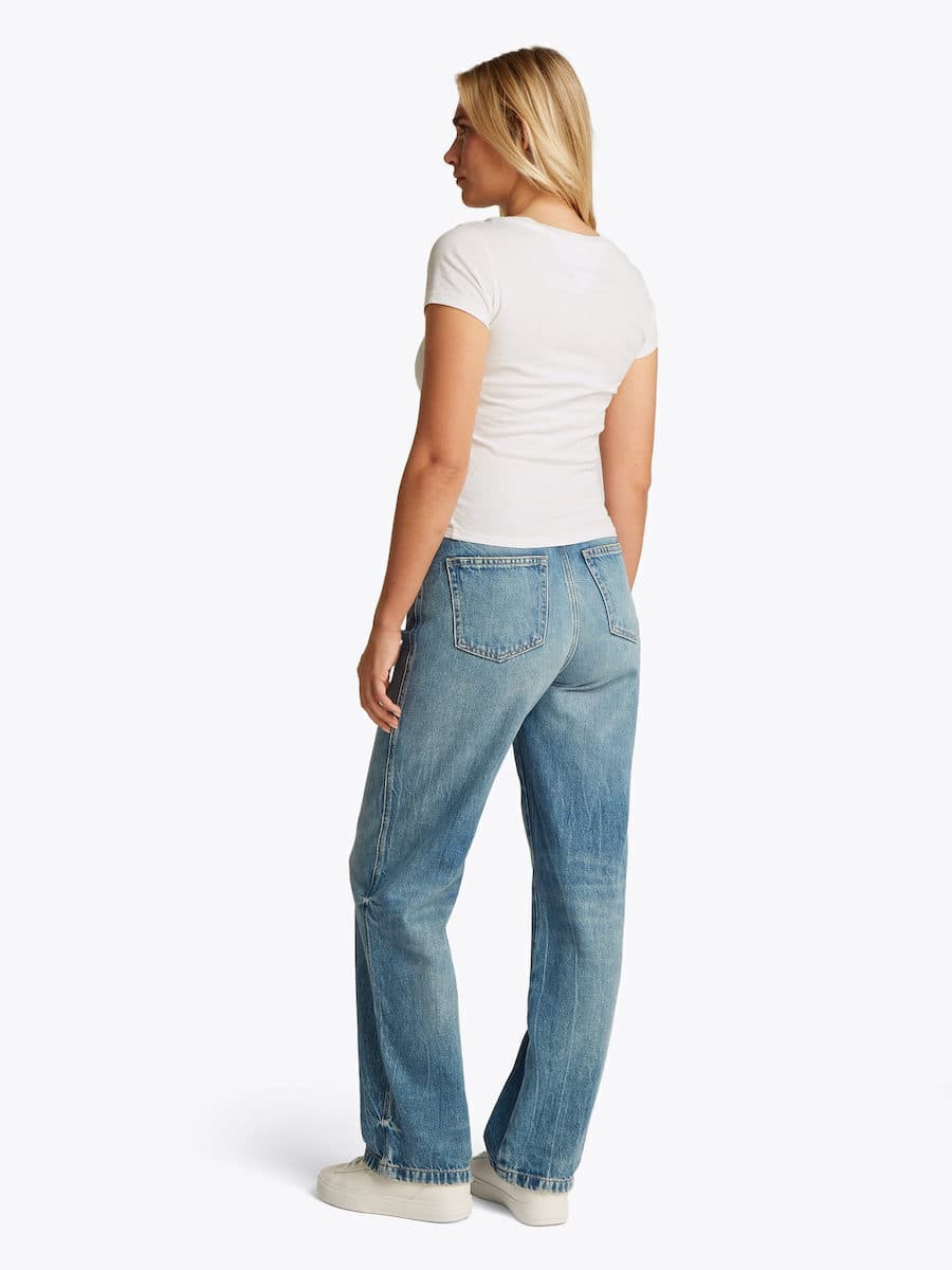 Γυναικείο T-shirt Λευκό Tommy Jeans DW0DW20458-YBL