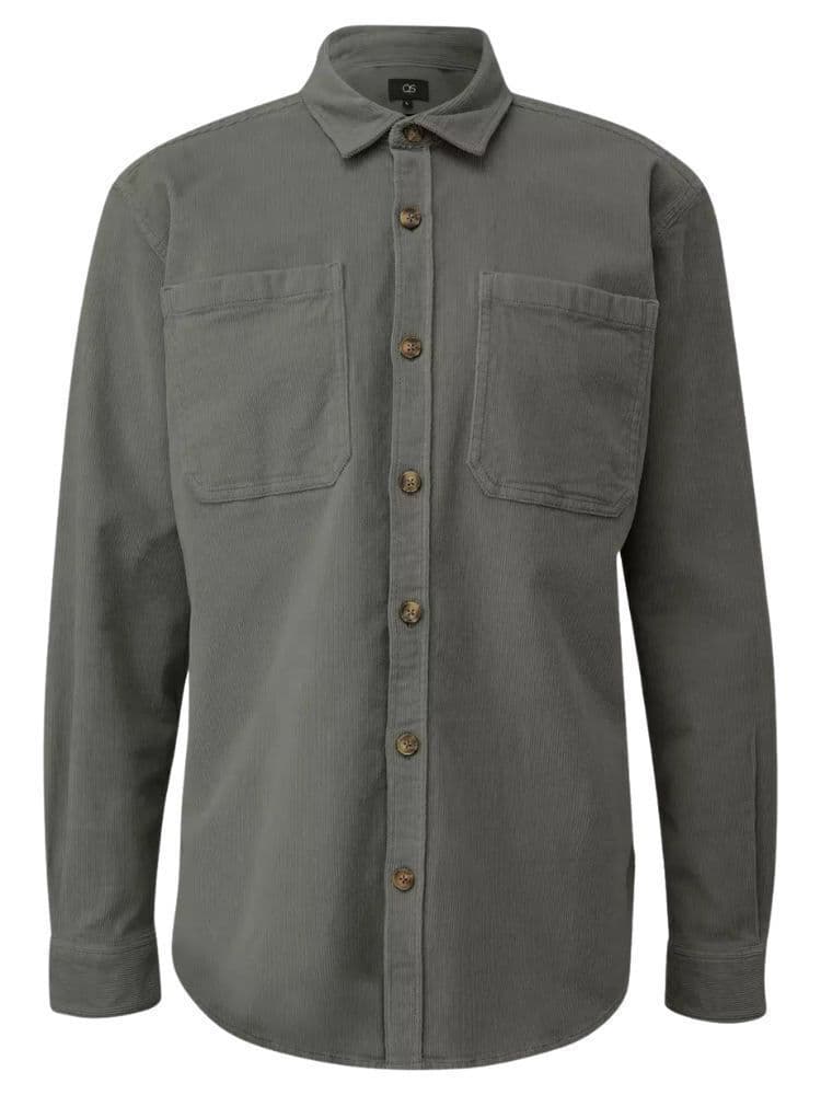 Ανδρικό Κοτλέ Πουκάμισο Λαδί S.Oliver 2170384-7929