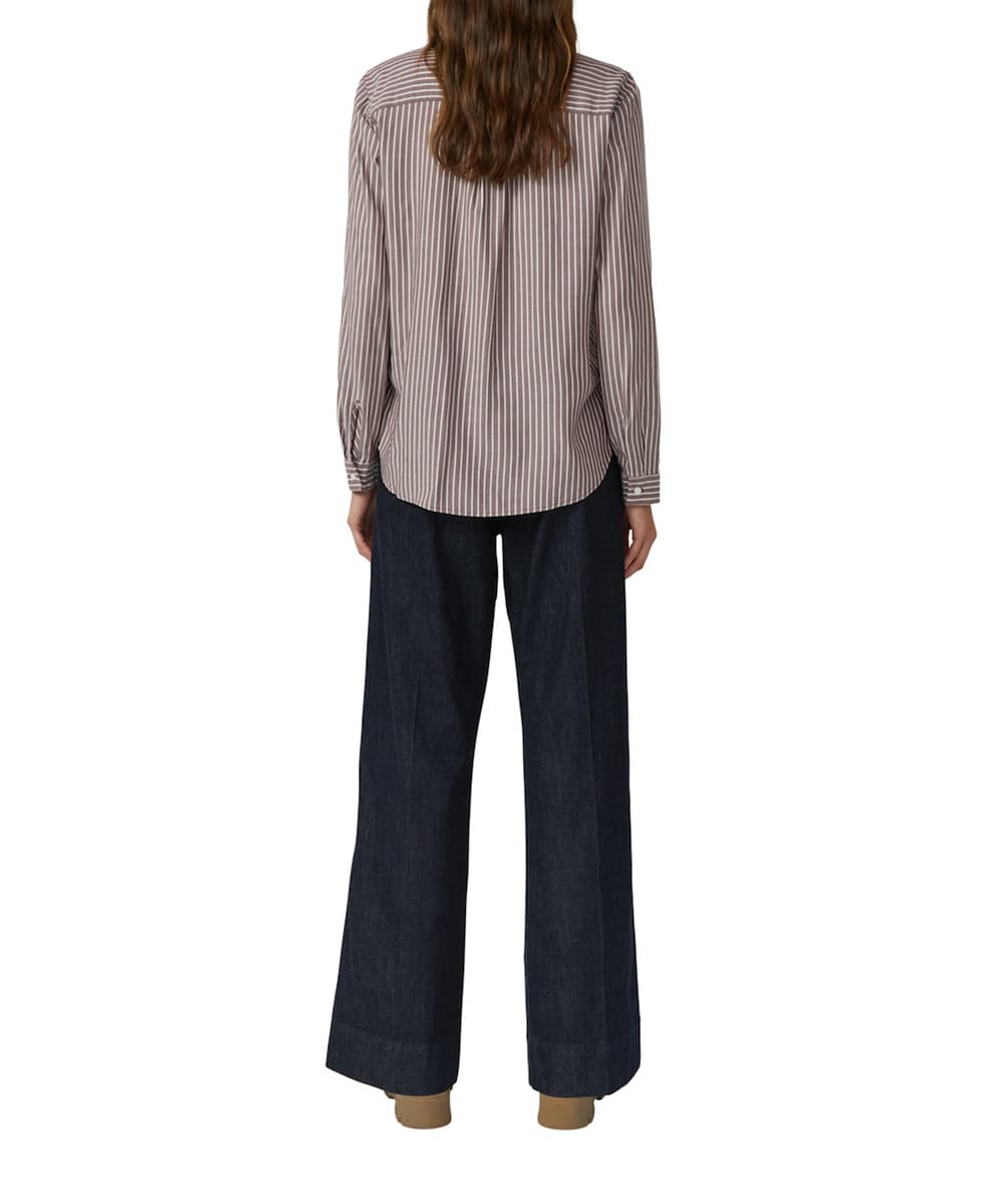 Γυναικείο Ριγέ Πουκάμισο Μπορντό S.Oliver 2173585-39G9