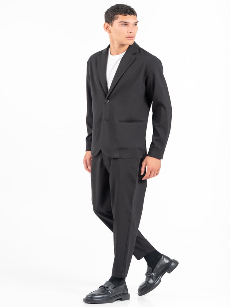 Ανδρικό Overshirt Πουκάμισο Μαύρο Vittorio ANGELO-BLACK