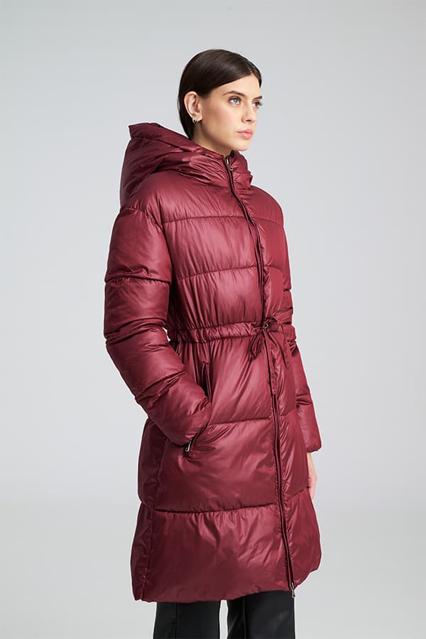 Γυναικείο Juno Puffer Μπουφάν Bordeaux Mind Matter MML25-02-06-025
