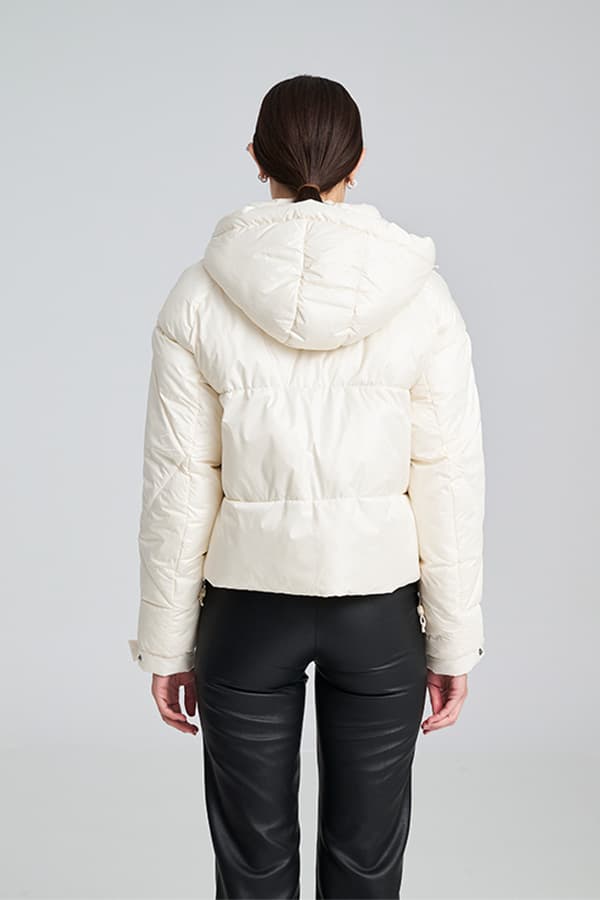 Γυναικείο Leni Puffer Μπουφάν Ecru Mind Matter MML25-02-06-024