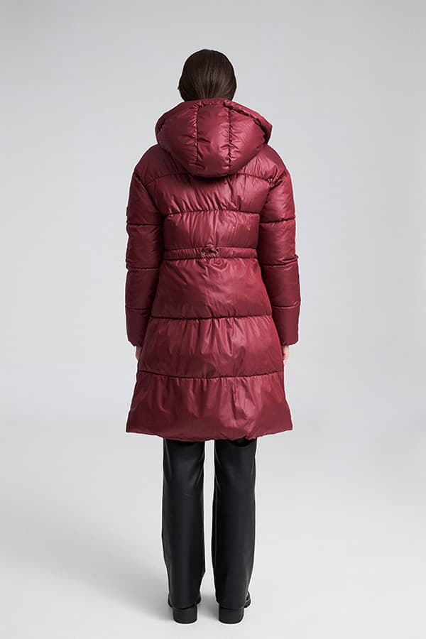 Γυναικείο Juno Puffer Μπουφάν Bordeaux Mind Matter MML25-02-06-025