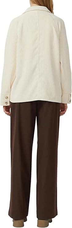 Γυναικείο Κοτλέ Πουκάμισο Μπεζ S.Oliver 2170262-0805