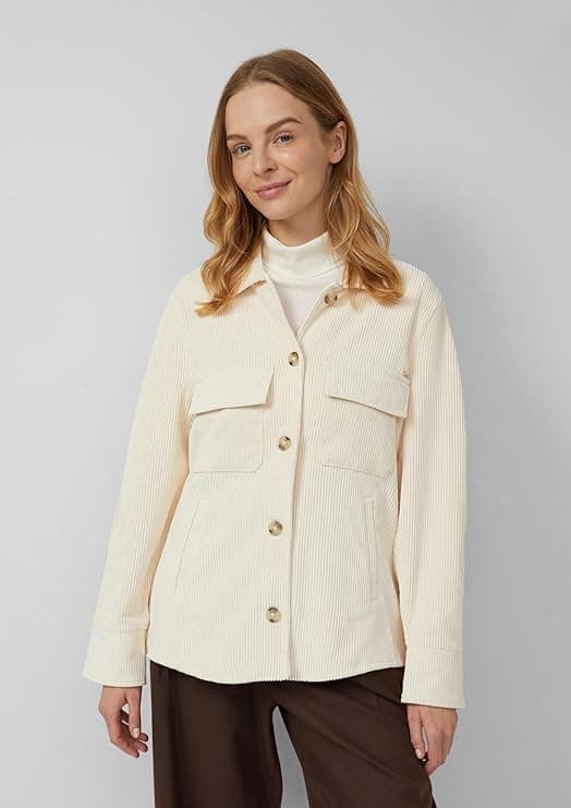 Γυναικείο Κοτλέ Πουκάμισο Μπεζ S.Oliver 2170262-0805