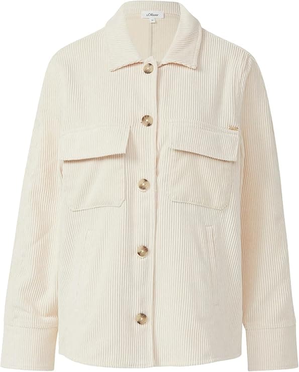 Γυναικείο Κοτλέ Πουκάμισο Μπεζ S.Oliver 2170262-0805