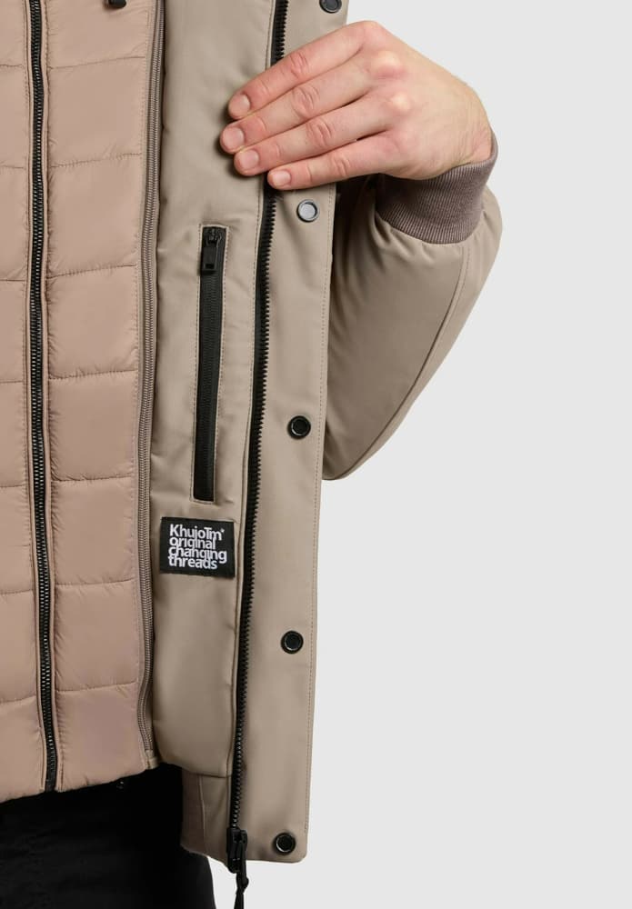 Ανδρικό Clemat Bomber Μπουφάν Μπεζ Khujo KJ2067JK253-123 GREIGE