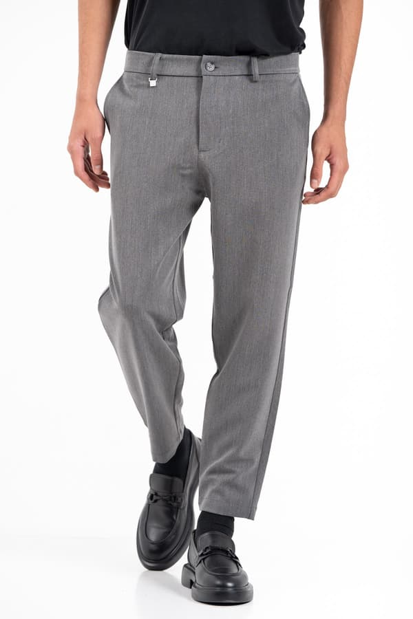 Ανδρικό Παντελόνι Γκρι Vittorio ANGELP-GREY
