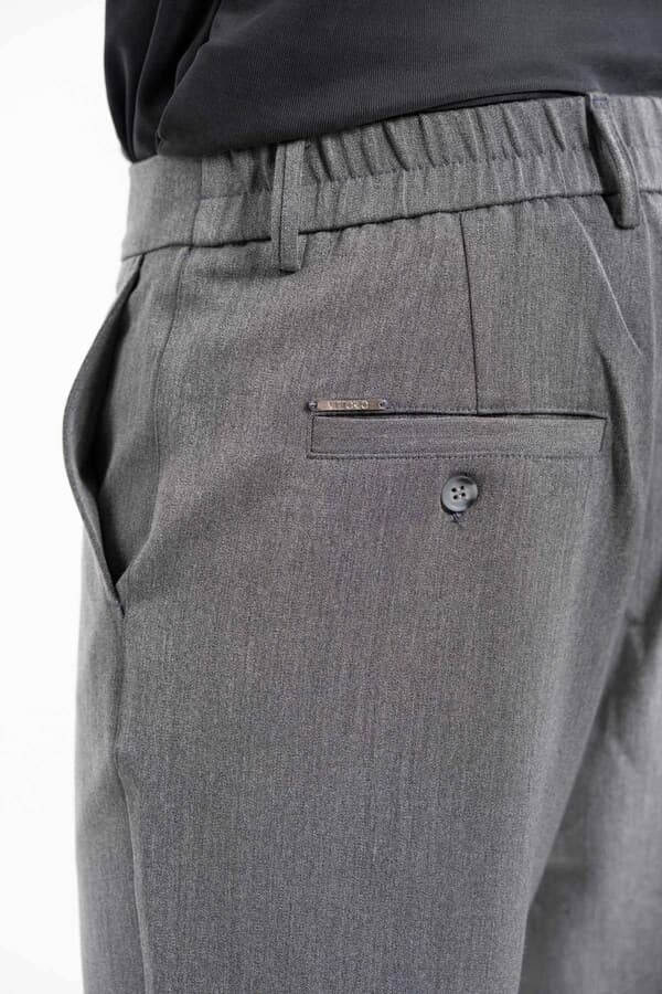 Ανδρικό Παντελόνι Γκρι Vittorio ANGELP-GREY