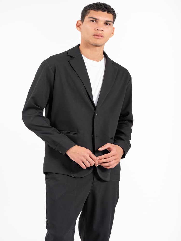 Ανδρικό Overshirt Πουκάμισο Μαύρο Vittorio ANGELO-BLACK