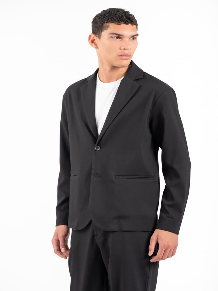 Ανδρικό Overshirt Πουκάμισο Μαύρο Vittorio ANGELO-BLACK