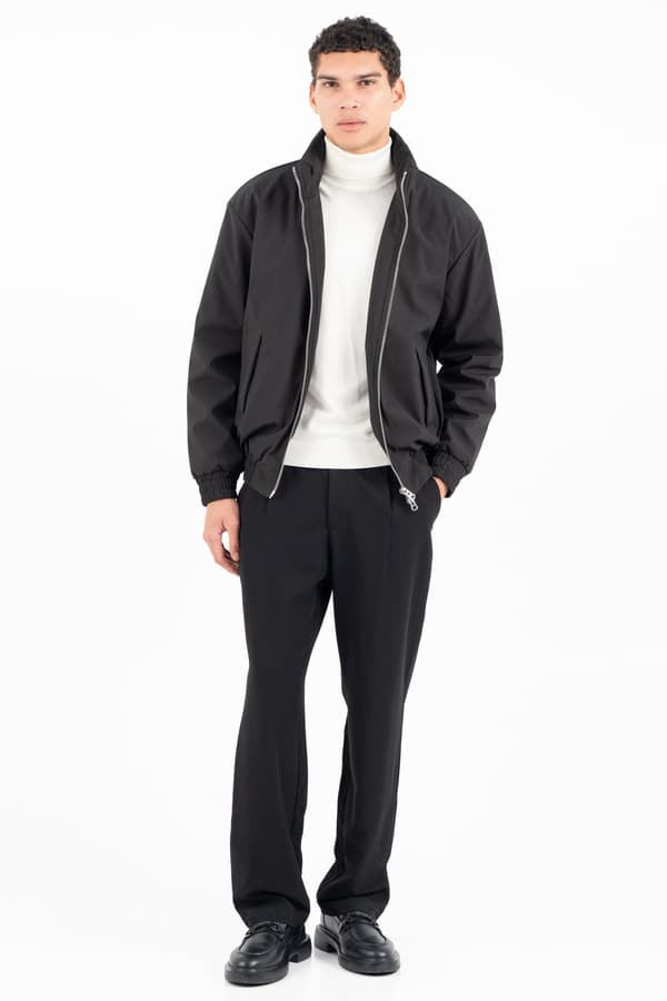 Ανδρικό Bomber Μπουφάν Μαύρο Vittorio CADOR-BLACK