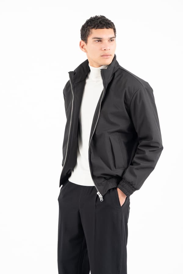 Ανδρικό Bomber Μπουφάν Μαύρο Vittorio CADOR-BLACK