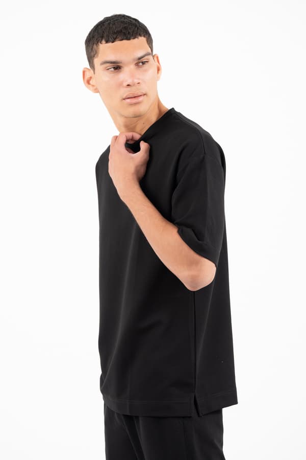 Ανδρικό T-shirt Μαύρο Vittorio SENTOT-BLACK