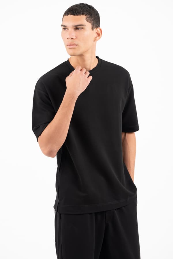 Ανδρικό T-shirt Μαύρο Vittorio SENTOT-BLACK