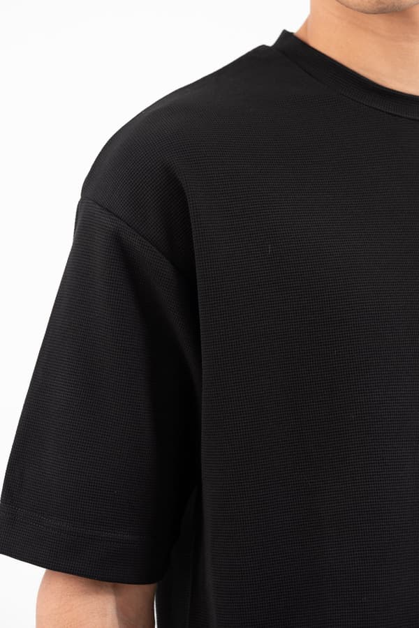 Ανδρικό T-shirt Μαύρο Vittorio SENTOT-BLACK