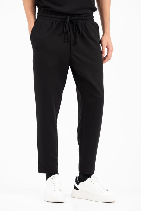 Ανδρικό Παντελόνι Μαύρο Vittorio SENTOP-BLACK