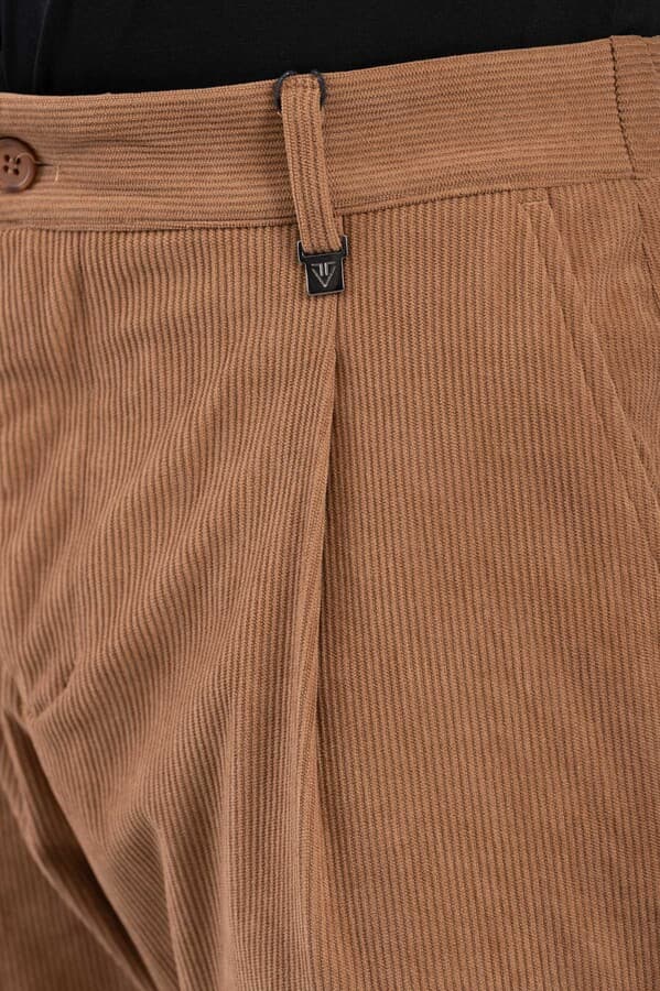 Ανδρικό Κοτλέ Παντελόνι Καμηλό Vittorio 2425AZZATE-CAMEL