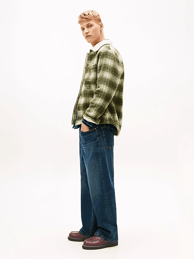 Ανδρικά Δερμάτινα Παπούτσια Καφέ Tommy Jeans EM0EM01651-GTB