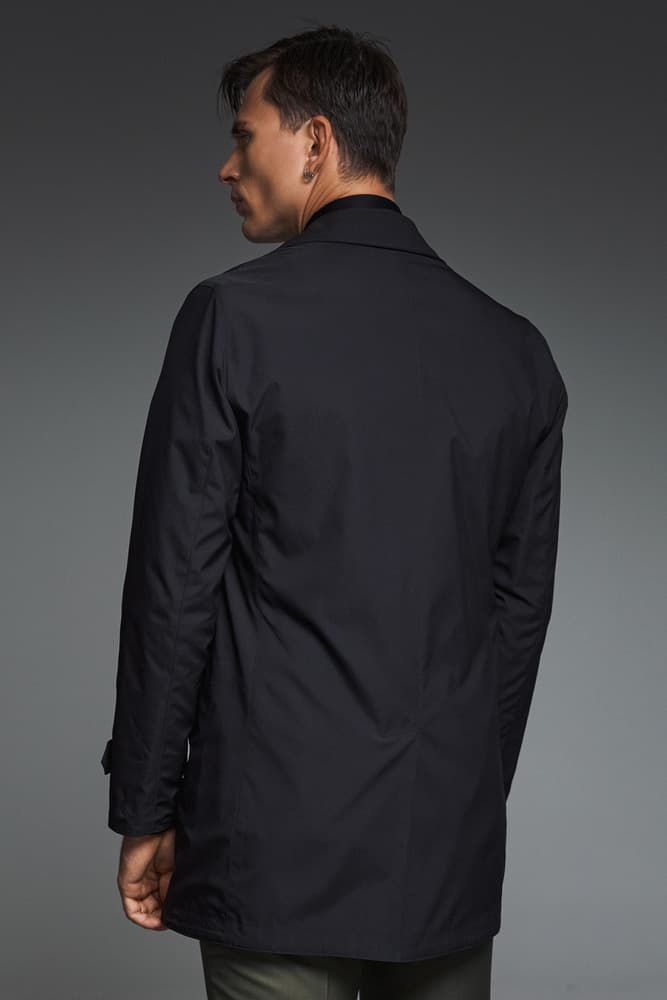 Ανδρική Καπαρντίνα Διπλής Όψεως Μπλε/Μαύρη Guy Laroche EW244037-BLUE