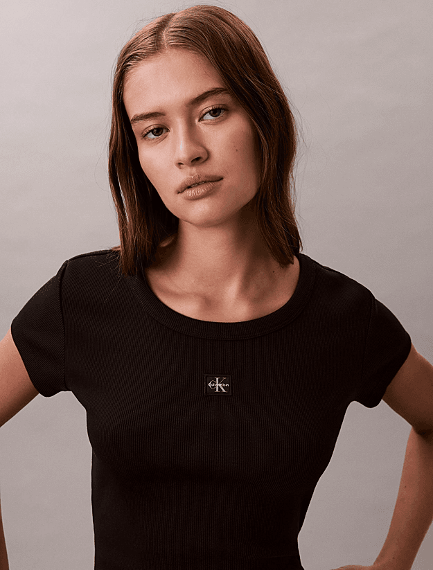 Γυναικείο T-shirt Μαύρο Calvin Klein LV047C200G-UB1