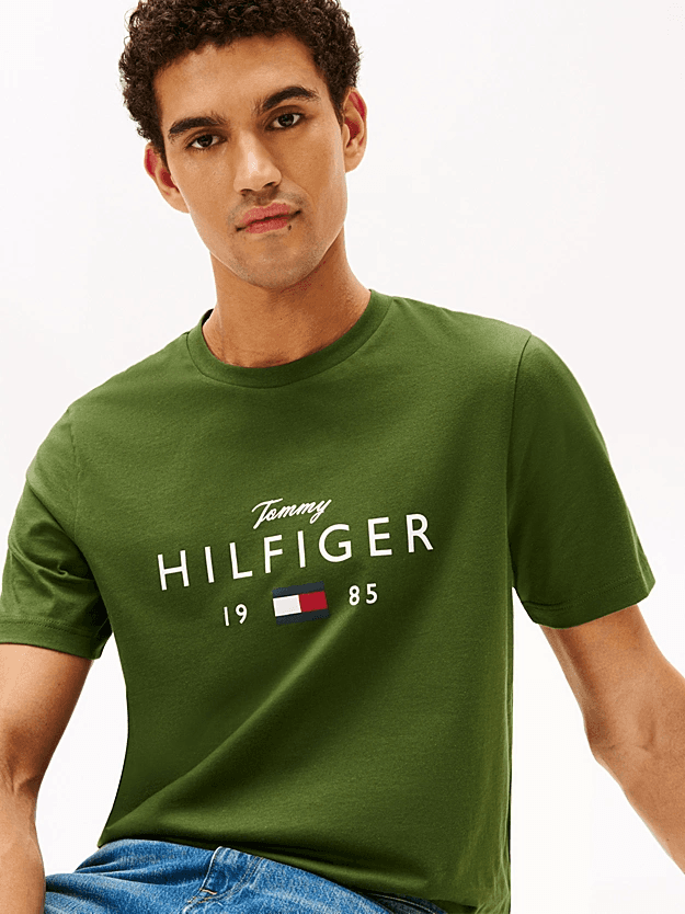 Men's T-Shirts Tommy Hilfiger Green
