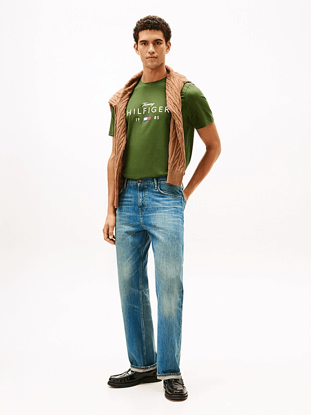 Men's T-Shirts Tommy Hilfiger Green