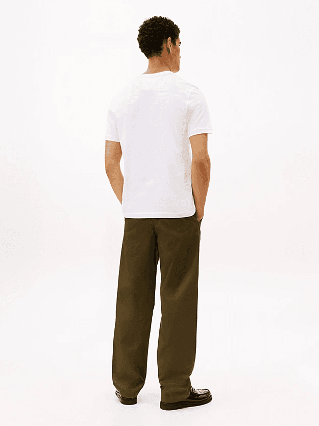 Ανδρικό T-shirt Λευκό Tommy Hilfiger MW0MW42736-YBR