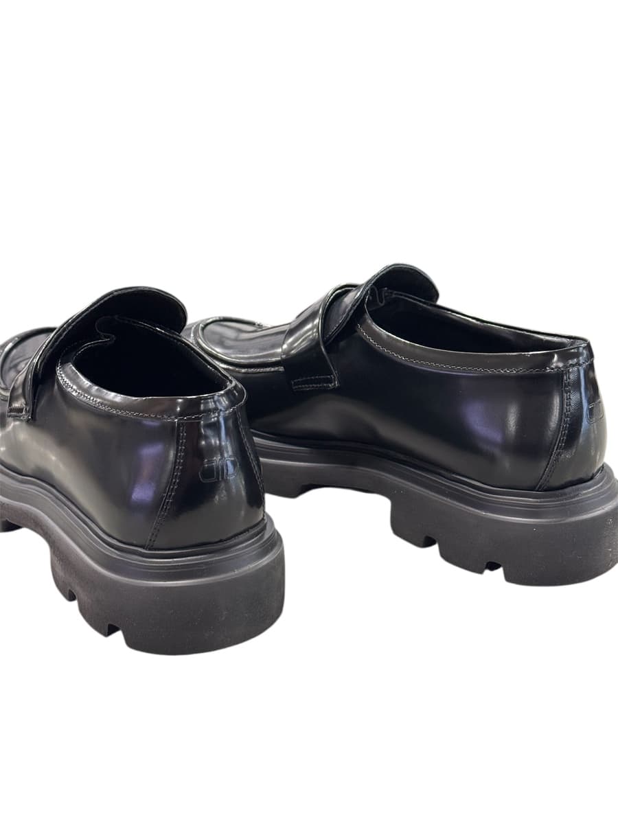 Ανδρικά Δερμάτινα Xειροποίητα loafers Diadoch 2424-BLACK