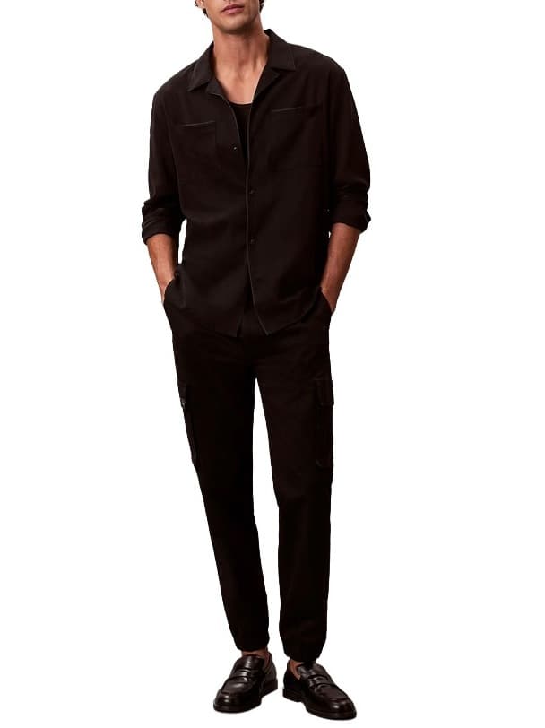 Men's Cargo Pants Calvin Klein Black
